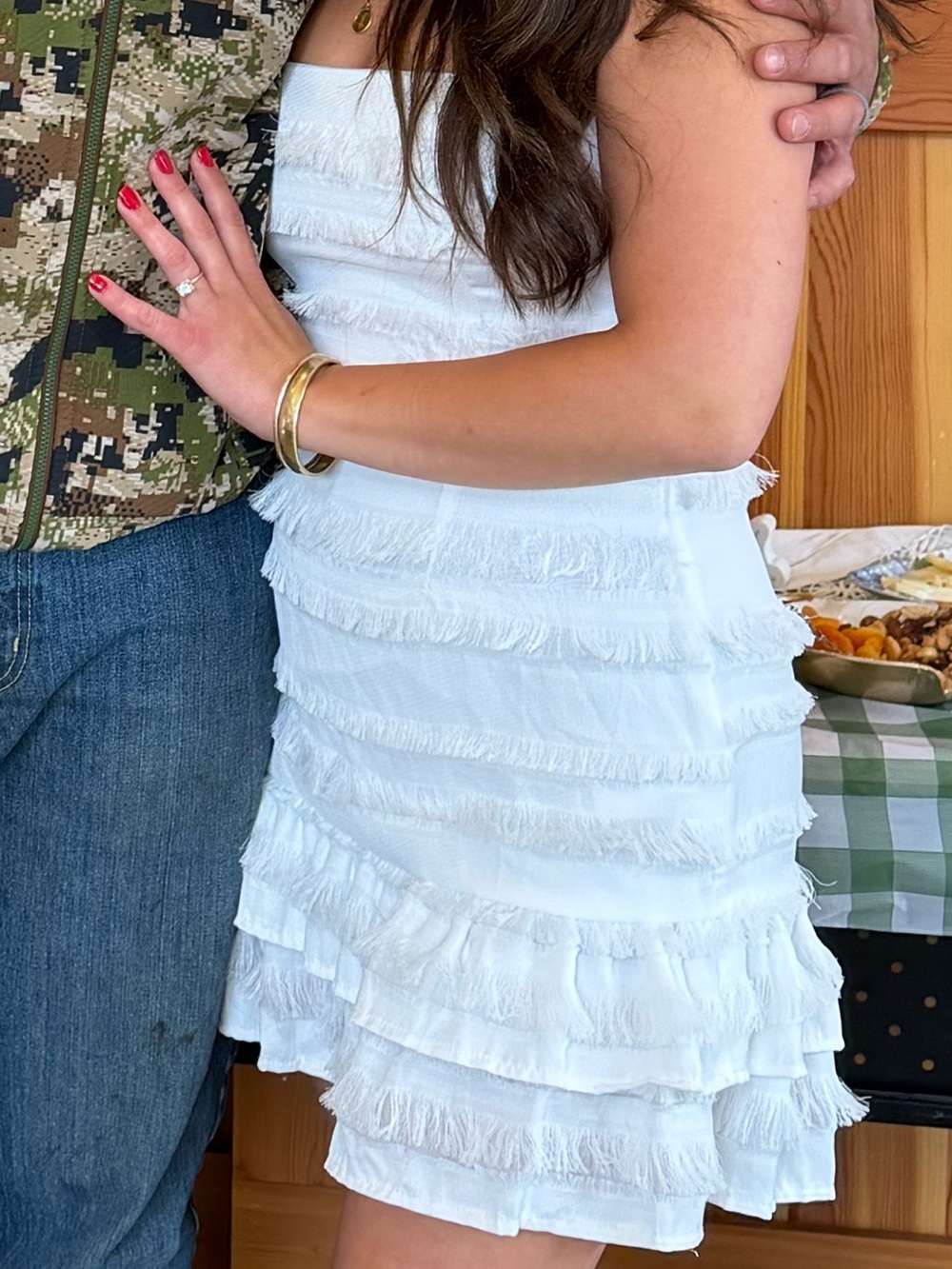 Princess Polly White Tiered Ruffle Mini Dress
